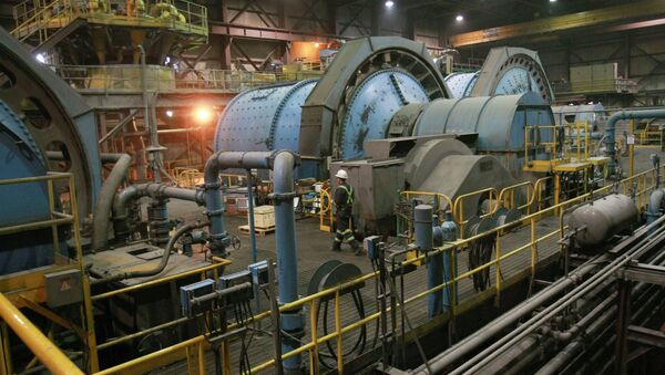 Завод по обогащению золотоносной руды на руднике Кумтор. Архивное фото - Sputnik Кыргызстан