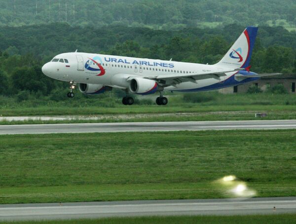 Самолет А-320 авиакомпании Уральские авиалинии. Архивное фото - Sputnik Кыргызстан