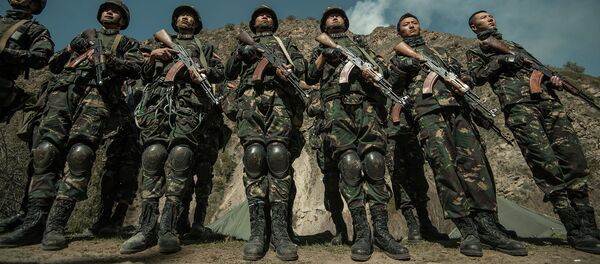 Военнослужащие Китая на совместной тренировке. Архивное фото - Sputnik Кыргызстан