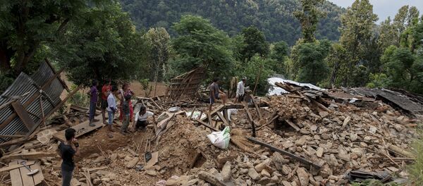 Непалдагы жер титирөөнүн кесепеттери. Архив - Sputnik Кыргызстан