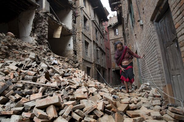 Землетрясение в Непале. Архивное фото - Sputnik Кыргызстан
