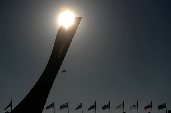 Сочидеги Олимпиадалык паркындагы Олимпиадалык оттун чөйчөгү. - Sputnik Кыргызстан