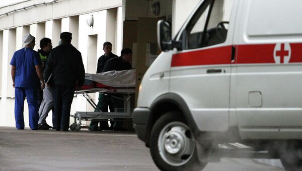 Пострадавшие при пожаре в пермском клубе доставлены на вертолете в городскую клиническую больницу № 36 в Москве - Sputnik Кыргызстан