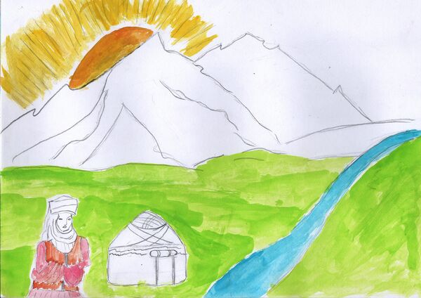 Мама — это горы, окружающие нас, и солнце, дарующее нам жизнь. - Sputnik Кыргызстан