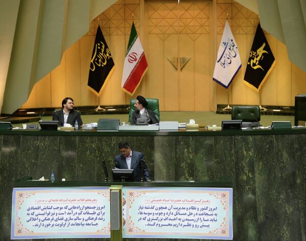 В зале заседаний парламента Ирана. Архивное фото - Sputnik Кыргызстан