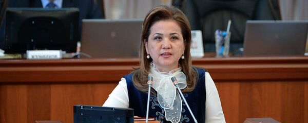 Вице-премьер-министр Ниязалиева Дамира. Архив - Sputnik Кыргызстан