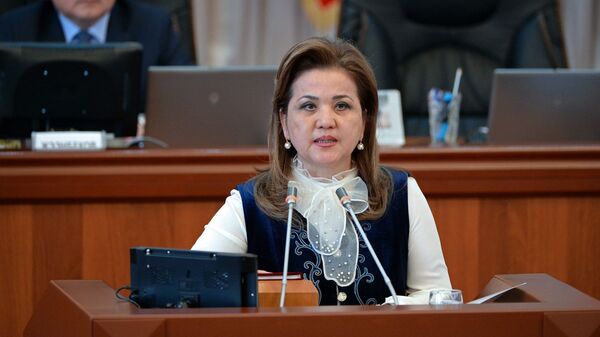 Вице-премьер-министр Дамира Ниязалиева. Архив - Sputnik Кыргызстан