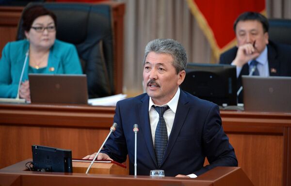 Министр финансов Кыргызской Республики Касымалиев Адылбек. Архивное фото - Sputnik Кыргызстан