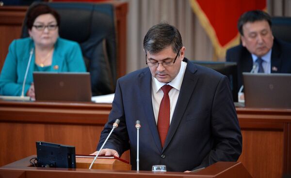Министр экономики Кыргызской Республики Панкратов Олег Михайлович. Архивное фото - Sputnik Кыргызстан