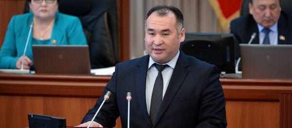 Министр энергетики и промышленности Кыргызской Республики Турдубаев Кубанычбек. Архивное фото - Sputnik Кыргызстан