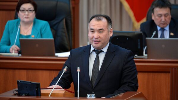 Министр энергетики и промышленности Кыргызской Республики Турдубаев Кубанычбек. Архивное фото - Sputnik Кыргызстан