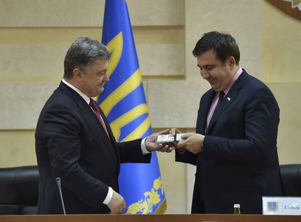 Михаил Саакашвили назначен на должность губернатора Одесской области. - Sputnik Кыргызстан
