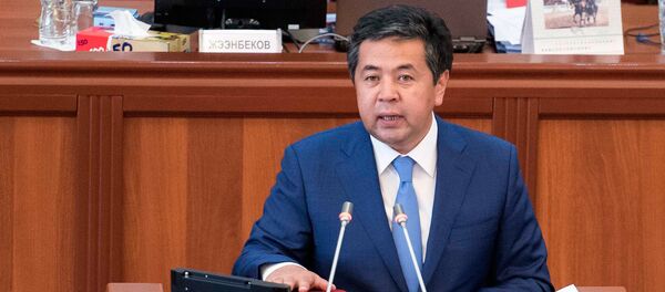 Первый вице-премьер-министр Кыргызской Республики Сарпашев Тайырбек Дуйшекеевич - Sputnik Кыргызстан