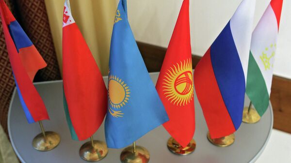 Флажки стран СНГ. Архивное фото - Sputnik Кыргызстан