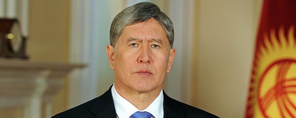 Президент Алмазбек Атамбаев. Архивное фото - Sputnik Кыргызстан