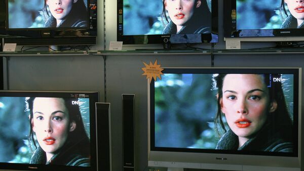 Продажа плазменных телевизоров в магазине. Архивное фото - Sputnik Кыргызстан