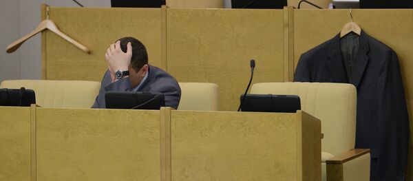 Чиновник на заседании. Архивное фото - Sputnik Кыргызстан