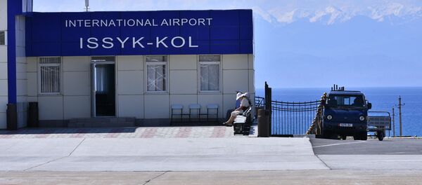 Открытие международного аэропорта в селе Тамчи, Иссык-Кульской области - Sputnik Кыргызстан