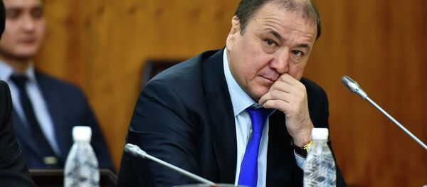 Министр внутренних дел Мелис Турганбаев. Архивное фото - Sputnik Кыргызстан