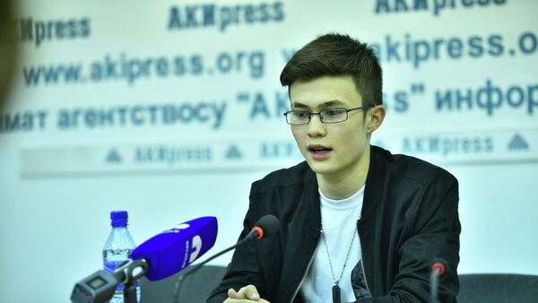 Жан Воинов на пресс-конференции. Архивное фото - Sputnik Кыргызстан