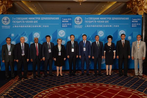 Участники 2-го Совещания министров здравоохранения государств-членов ШОС. - Sputnik Кыргызстан