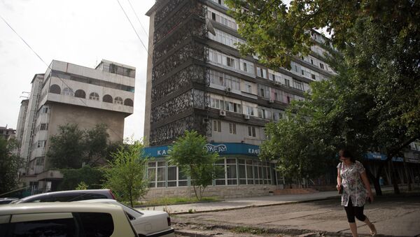 В центре Бишкека возле кафе Океан. Архивное фото - Sputnik Кыргызстан