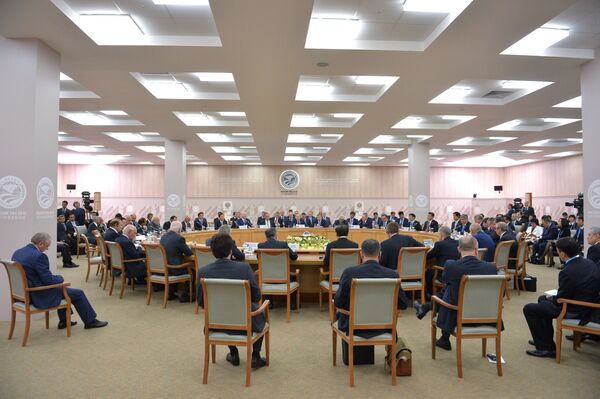 Заседание Совета глав государств-членов ШОС в расширенном составе. Архивное фото - Sputnik Кыргызстан