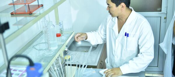 Лаборатория кызматкери. Архив - Sputnik Кыргызстан