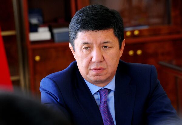 Премьер-министр Темир Сариев Кыргызской Республики. Архивное фото - Sputnik Кыргызстан