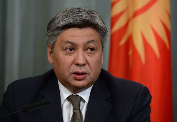 Министр иностранных дел Кыргызстана Эрлан Абдылдаев. Архивное фото - Sputnik Кыргызстан