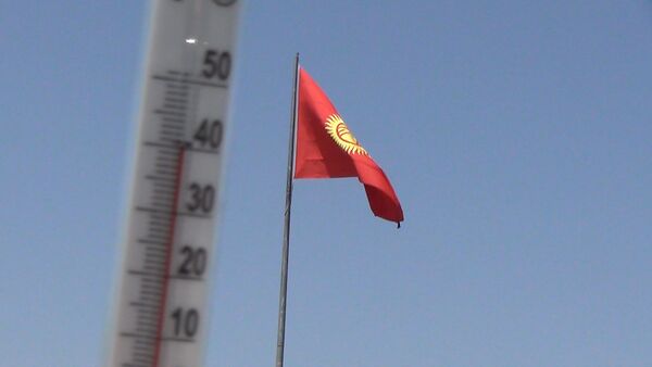 Столбик термометра в аномальную жару — куранты, пост №1 и Д - Sputnik Кыргызстан