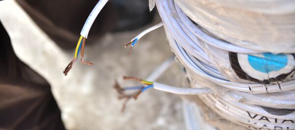 Провода для электролинии. Архивное фото - Sputnik Кыргызстан