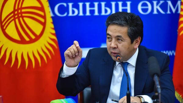 Биринчи вице-премьер-министр Тайырбек Сарпашев. Архив - Sputnik Кыргызстан