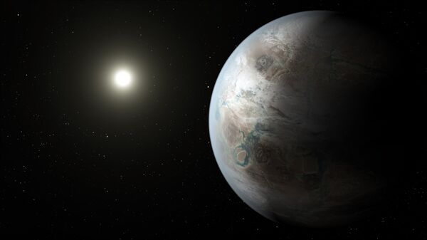 Сүрөтчү оюнда Kepler-452b экзопланетасы. Архив - Sputnik Кыргызстан