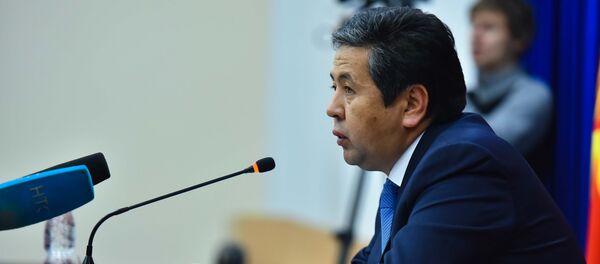 Первый вице-премьер-министр Тайырбек Сарпашев. Архиввное фото - Sputnik Кыргызстан