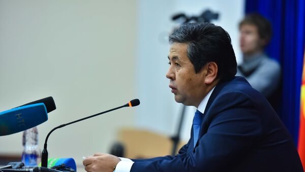 Первый вице-премьер-министр Тайырбек Сарпашев. Архиввное фото - Sputnik Кыргызстан