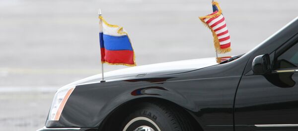 Россиянын жана АКШнын желектери. Архив - Sputnik Кыргызстан