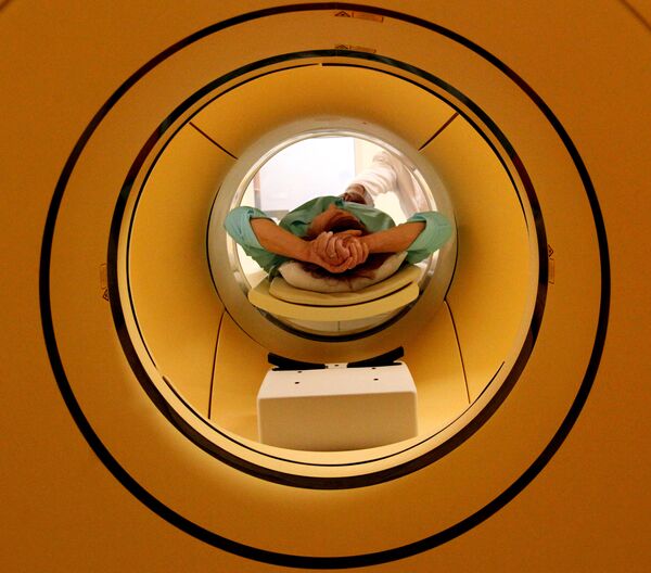 Пациент во время обследования. Архивное фотос - Sputnik Кыргызстан