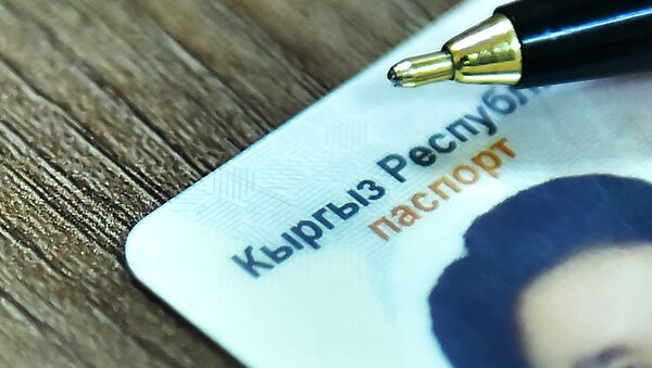 Паспорт Кыргызской Республики. Архивное фото - Sputnik Кыргызстан