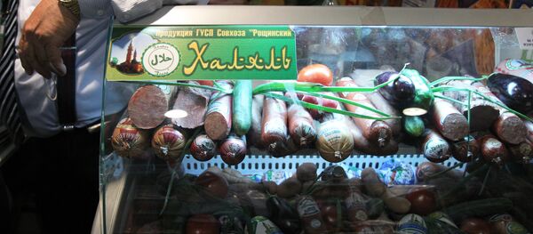 Стенд с колбасной продукцией. Архивное фото - Sputnik Кыргызстан