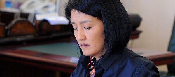 Билим берүү жана илим министри Элвира Сариева. Архивное фото - Sputnik Кыргызстан