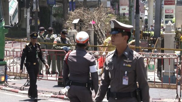 Бангкок после теракта: работа следователей и полиции на месте взрыва - Sputnik Кыргызстан