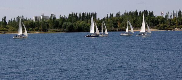 Пароходы на озере Иссык-Куль. Архивное фото - Sputnik Кыргызстан