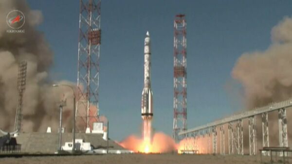 ;Протон-М с британским спутником успешно стартовал с Байконура. Кадры запуска - Sputnik Кыргызстан