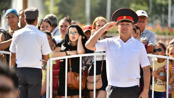 Празднование Дня независимости на площади Ала-Тоо в Бишкеке - Sputnik Кыргызстан