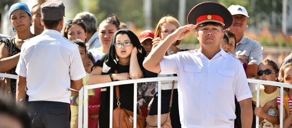 Празднование Дня независимости на площади Ала-Тоо в Бишкеке - Sputnik Кыргызстан
