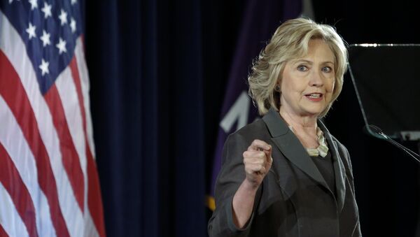 Кандидат в президенты США Хиллари Клинтон. Архивное фото - Sputnik Кыргызстан