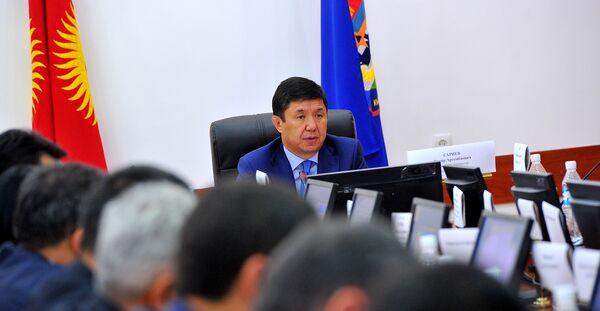 Премь-министр Темир Сариев. Архивное фото - Sputnik Кыргызстан
