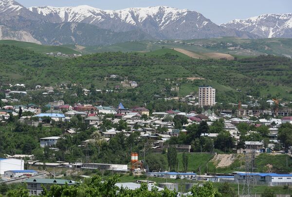 Вид на город Душанбе, Таджикистан. - Sputnik Кыргызстан
