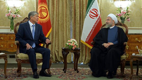 Визит Президента Алмазбека Атамбаева в Иран - Sputnik Кыргызстан